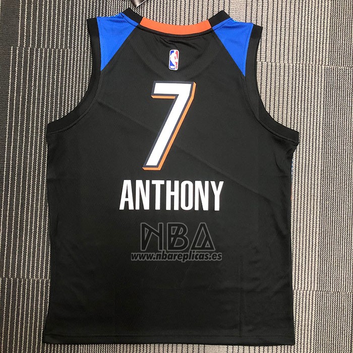 Camiseta Oklahoma City Thunder Carmelo Anthony NO 7 Ciudad 2020-21 Negro